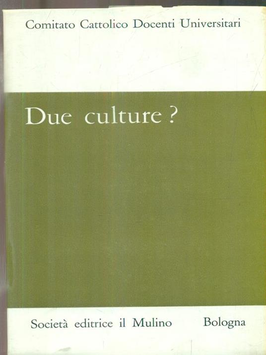 Due culture? - copertina