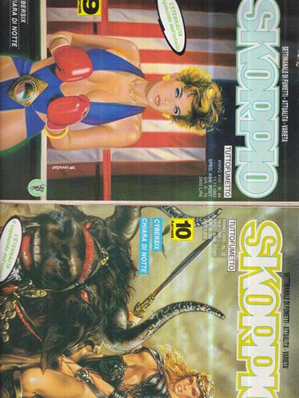 Skorpio Tuttofumetto. Anno XVII (1993). n. dal 32 al 44 - copertina