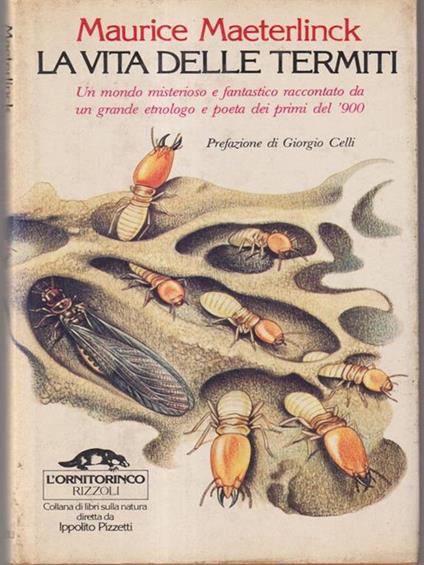 La vita delle termiti - Maurice Maeterlinck - copertina