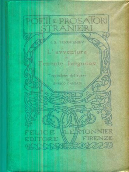 L' avventura del tenente Iergunov - copertina