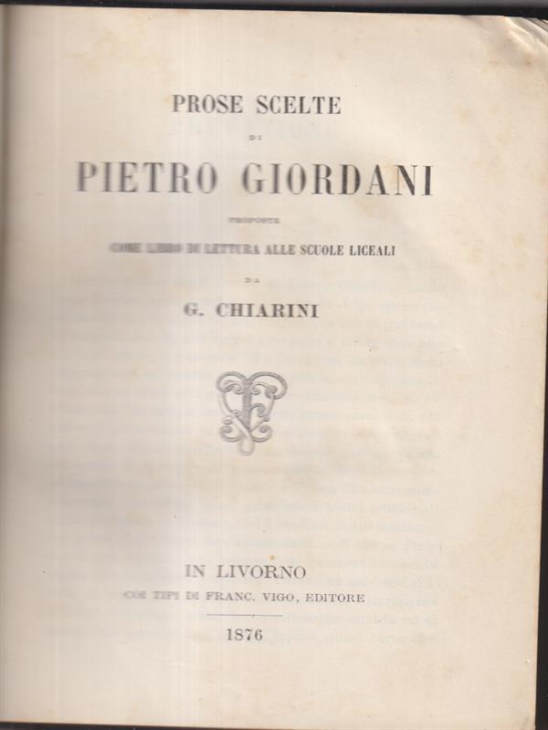 Prose scelte