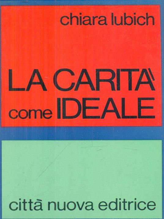 La carità come ideale - Chiara Lubich - copertina