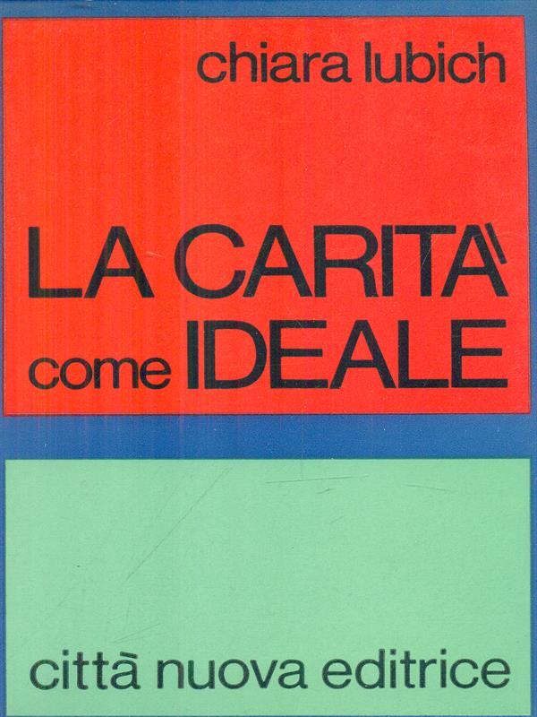 La carità come ideale