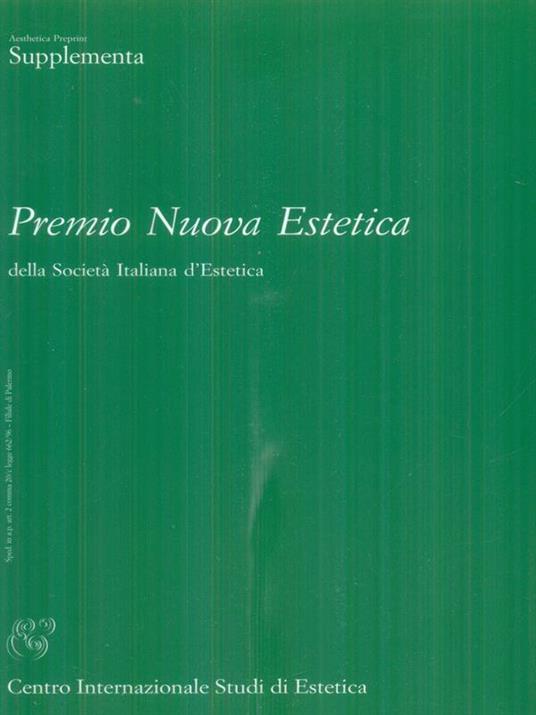 Premio Nuova Estetica - Luigi Russo - copertina
