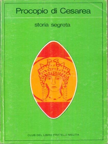 Storia segreta - Procopio di Cesarea - copertina