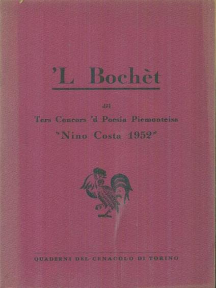   'L Bochet del ters concors 'd Poesia Piemonteisa Nino Costa 1952 -   - copertina