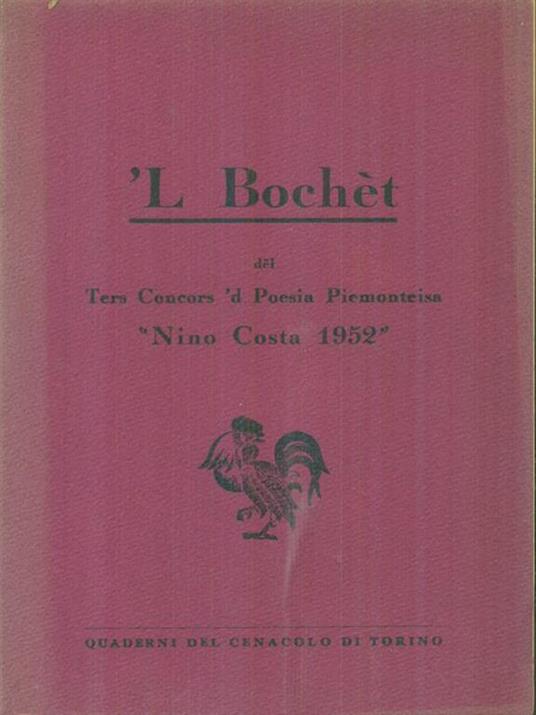   'L Bochet del ters concors 'd Poesia Piemonteisa Nino Costa 1952 -   - copertina