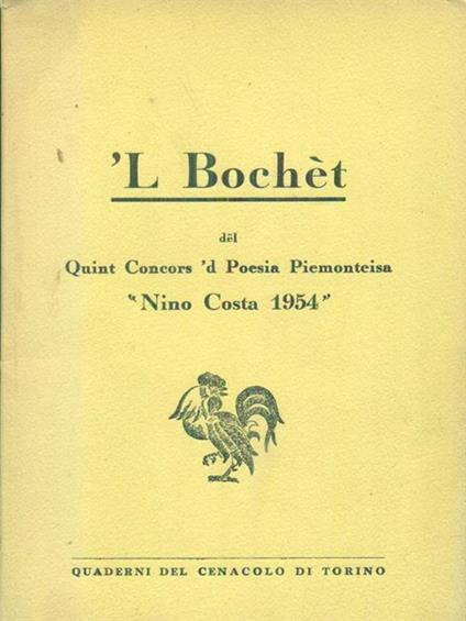 'L Bochet del quint concors 'd Poesia Piemonteisa Nino Costa 1954 -   - copertina