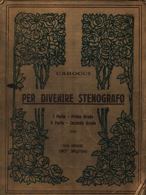 Per divenire stenografo