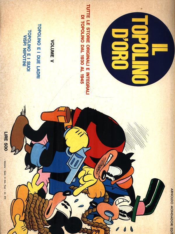 Il Topolino d'Oro - Volume V (Ristampa)
