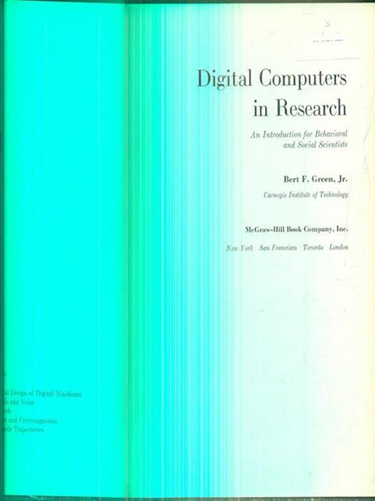   Digital Computers in research - copertina