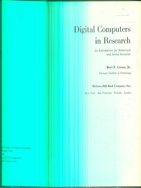   Digital Computers in research