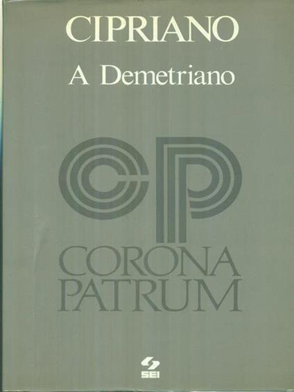   Demetriano - Cipriano di Cartagine (san) - copertina