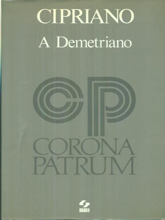   Demetriano - Cipriano di Cartagine (san) - copertina