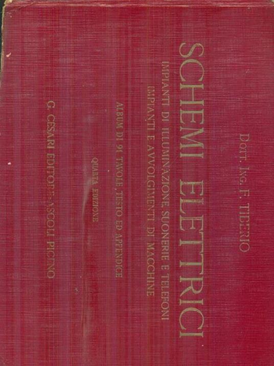   Schemi elettrici - F. Tiberio - copertina