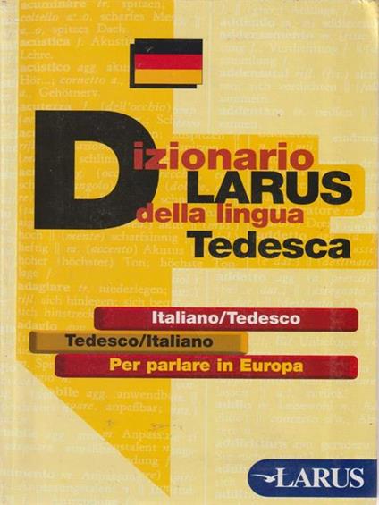 Dizionario Larus della lingua tedesca -   - copertina