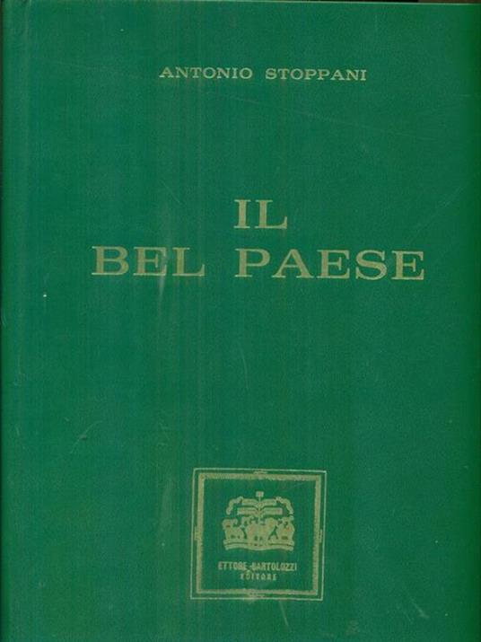   bel paese - Antonio Stoppani - copertina