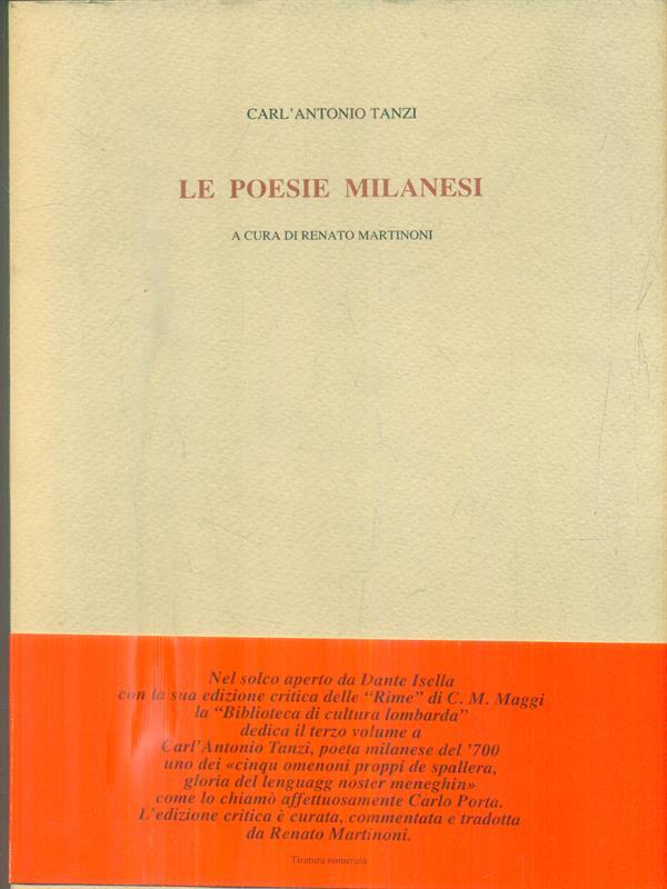 Le poesie milanesi