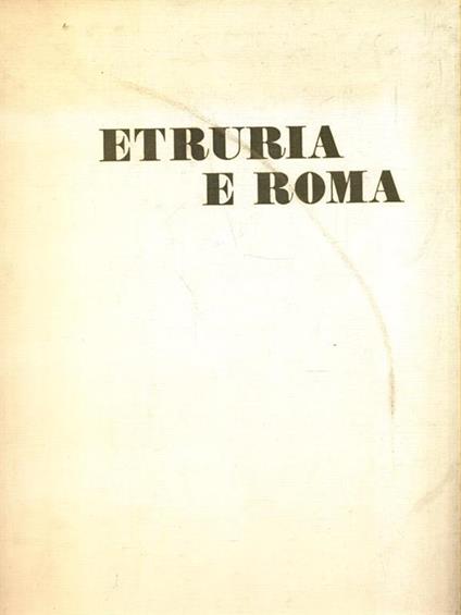 Etruria e Roma - Jean Marcadé - copertina
