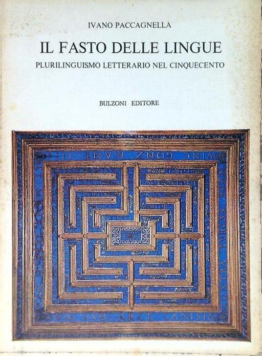 Il fasto delle lingue - Ivano Paccagnella - copertina