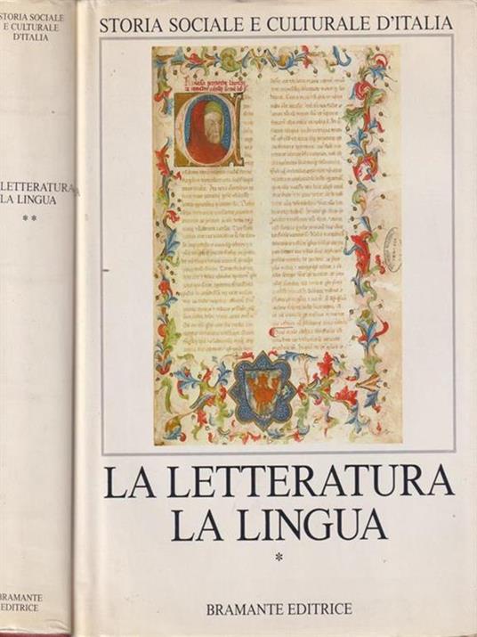 La letteratura la lingua voll. 1 e 2 - copertina