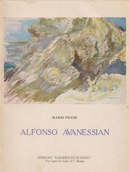 Alfonso Avanessian - Mario Picchi - copertina