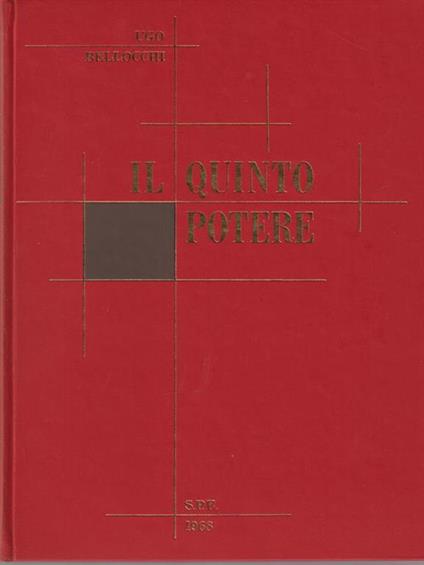 Il quinto potere vol. 1 - Ugo Bellocchi - copertina
