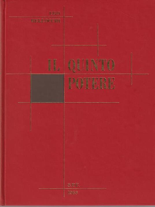 Il quinto potere vol. 1 - Ugo Bellocchi - copertina
