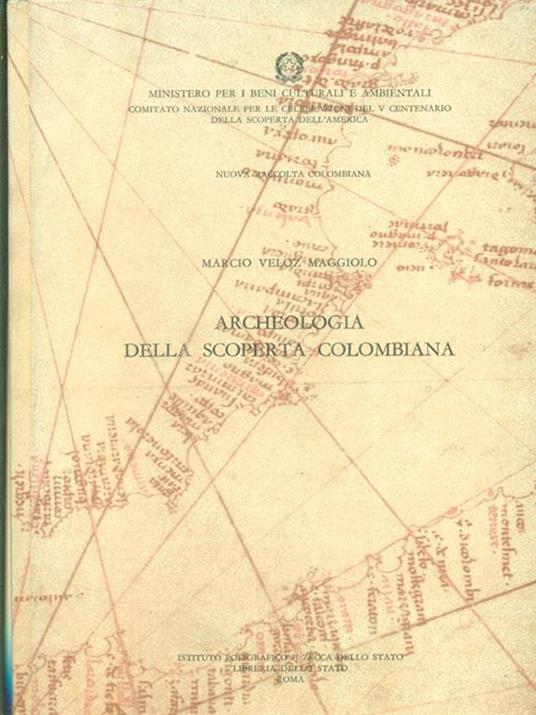 Archeologia della scoperta colombiana - Marcio Veloz Maggiolo - copertina