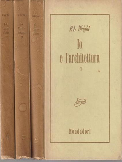   Io e l'architettura 3 vv - copertina
