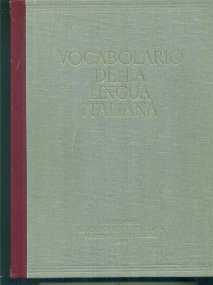 Vocabolario della lingua italiana 7vv - copertina