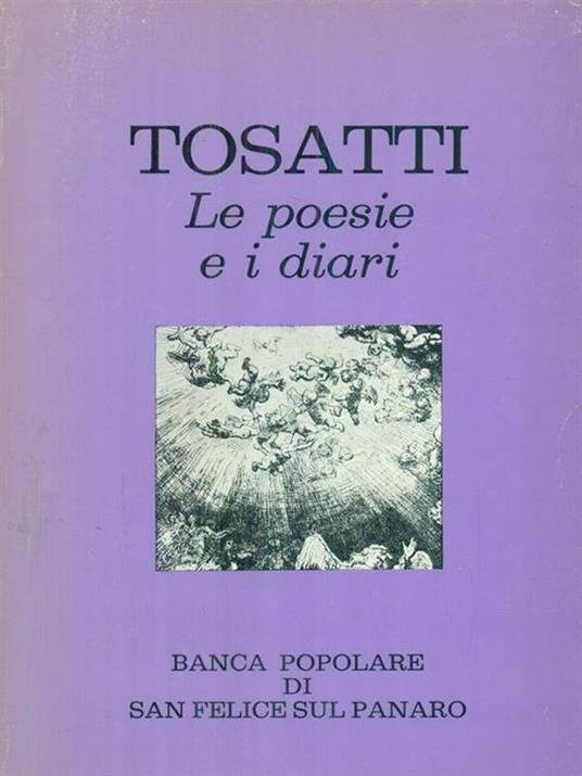 Le poesie e i diari - Maria Barbara Tosatti - copertina