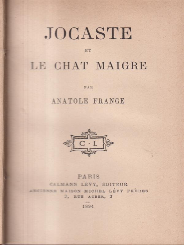 Jocaste e le chat maigre
