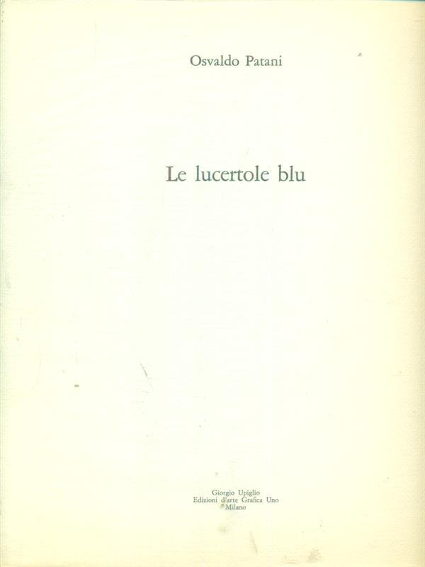 Le  lucertole blu