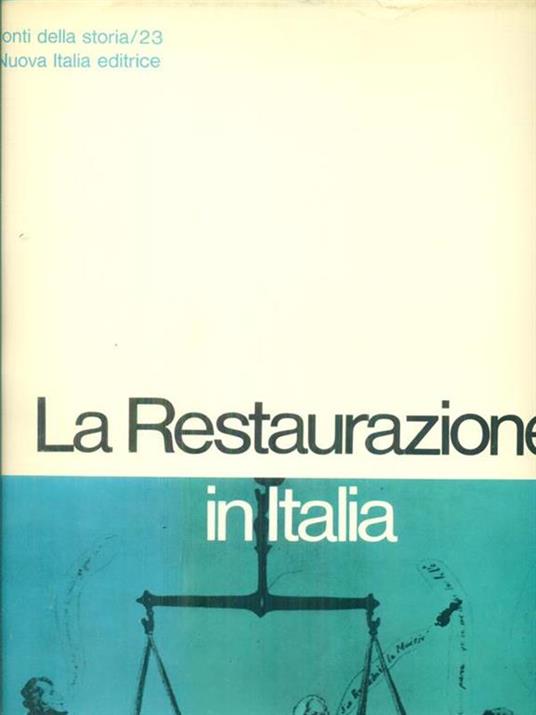 La restaurazione in Italia -   - copertina