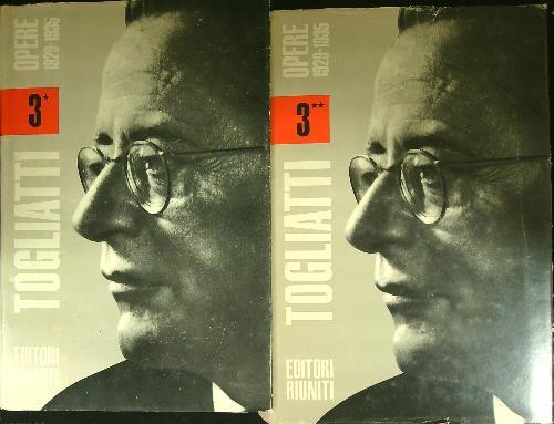 Opere vol. 3/1929-1935 tomo I-II