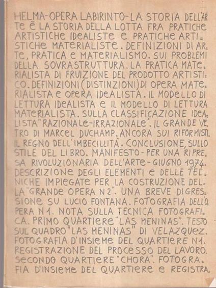 Helma opera labirinto n. 2 - Filippo Avalle - copertina