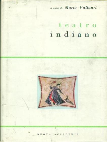 Teatro indiano - Mario Vallauri - copertina