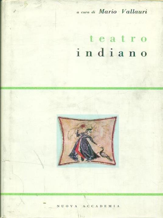 Teatro indiano - Mario Vallauri - copertina