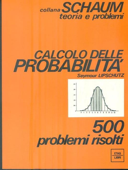 Calcolo delle probabilità - Seymour Lipschutz - copertina