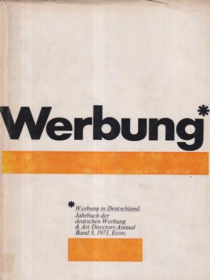 Werbung in Deutschland 71 - copertina