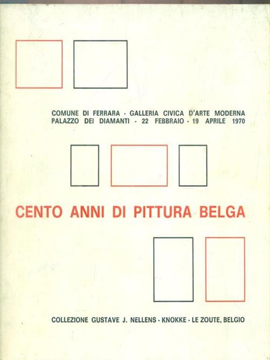 Cento anni di pittura belga -   - copertina