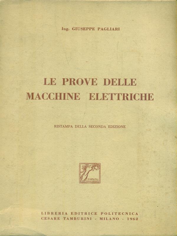 Le prove delle macchine elettriche