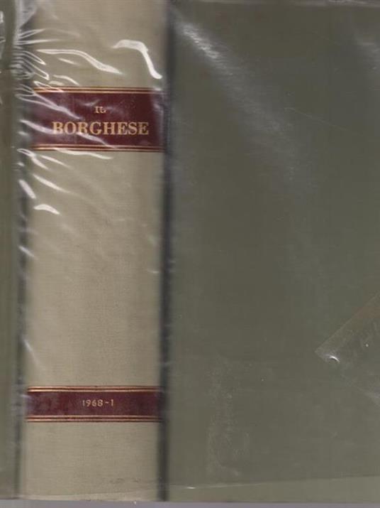 Il borghese 1968 III - copertina