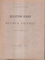 Bullettino senese di storia patria anno IX 1902 fasc III