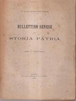 Bullettino senese di storia patria anno V 1898 fasc II