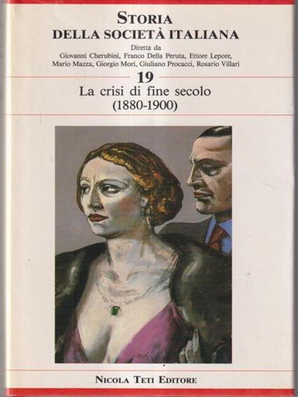 La crisi di fine secolo (1880-1900) - copertina