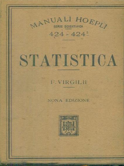 Statistica - Filippo Virgilii - copertina