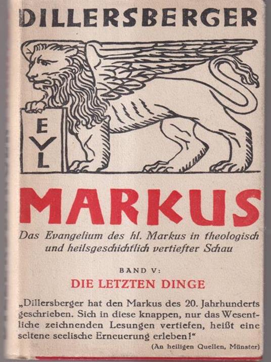 Markus band V - J. Dillersberger - copertina