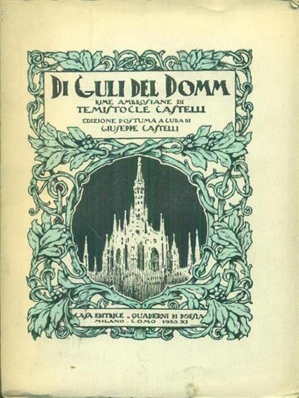 Di Guli del Domm - Giuseppe Castelli - copertina